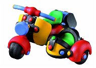 Mic-O-Mic - Motor Scooter with Sidecar - Building Set