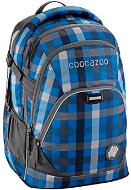 CoocaZoo CarryLarry2 Hip To Be Square Blue - Schulrucksack