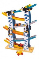 Fából készült pingvines versenypálya - Játék