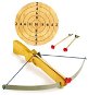 Large crossbow with arrows and target - Crossbow