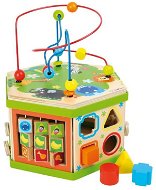 Didaktická hračka Velká motorická kostka - Safari - Didaktická hračka