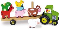 Traktor so zvieratkami – Nasadzovanie - Herná sada