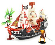 Pirátska loď s doplnkami - Stavebnica