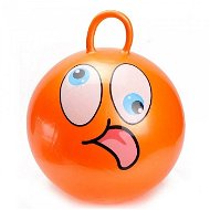 Skákací míč - Smajílk oranžový - Hüpfball / Hüpfstange