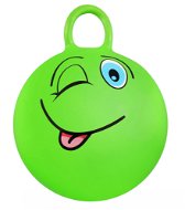 Skákací míč - Smajílk zelený - Hüpfball / Hüpfstange