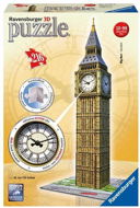 Ravensburger 3D 125869 Big Ben s hodinami  - 3D puzzle