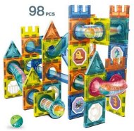 Bavytoy Magnetická stavebnice pro malé děti 98 ks - Building Set