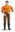60007 Man - orange shirt, brown trousers