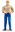 60006 Man - beige shirt, blue trousers