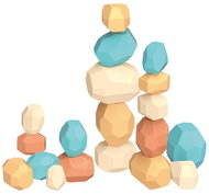 Bavytoy coloured balancing stones 20 pcs - Balance Game