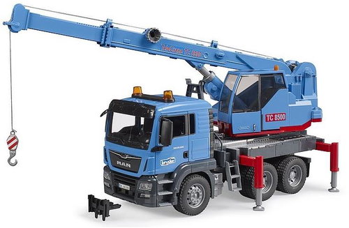 Bruder 3771 Man TGS truck with crane Main image Bruder 3771 Man TGS truck with crane - Toy Car - Main image