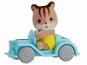 Sylvanian Families Baby příslušenství - veverka v autě - Game Set