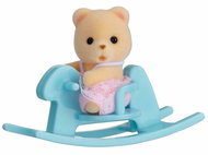 Sylvanian Families Baby příslušenství - medvídek na houpacím koni - Game Set