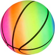 Lopta pre deti Teddies Lopta dúhová basket - Míč pro děti