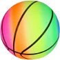 Lopta pre deti Teddies Lopta dúhová basket - Míč pro děti