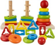 Puzzle Kruzzel Dřevěná vkládačka pro děti - Vkládačka