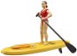 Bruder 62785 BWORLD Paddleboard s figurkou ženy - Figure