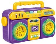 Bavytoy Bublifukové rádio so svetlom a hudbou fialové - Bublifuk