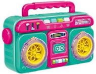 Bavytoy Bublifukové rádio se světlem a hudbou zelené - Bubble Blower