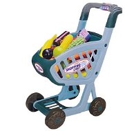 Bavytoy Nákupní vozík s příslušenstvím modrý - Toy Cart