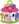 Cheerful nesting house pink