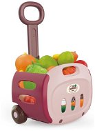 Toy Shopping Cart Bavytoy Nákupní košík s příslušenstvím růžový - Dětský nákupní košík