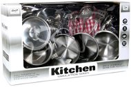 Bavytoy Sada kovového nádobí - Toy Kitchen Utensils