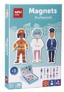 APLI Magnetická hra "Kids", 36 ks, profese - Educational Toy