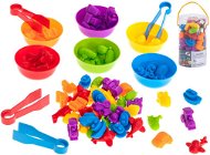 Aga Educational Montessori Set für den Unterricht Zählen und Farben 36-tlg. - Lernset