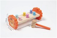 Hope Toys Dřevěná zatloukačka pro nejmenší - Pounding Toy