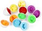 KIK Dětská skládačka Vajíčka s tvary 6 ks - Baby Toy