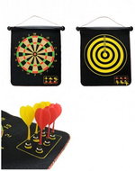 4sleep Přenosná dvoustranná magnetická šipková deska - Dartboard