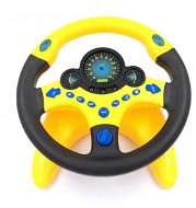 Bavytoy Interaktivní volant, černožlutý - Toy Steering Wheel