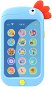 Interaktívna hračka Aga4Kids Detský telefón Kohút, modrý - Interaktivní hračka