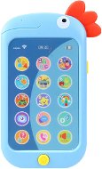 Aga4Kids Dětský telefon Kohout, modrý - Interactive Toy