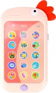 Aga4Kids Dětský telefon Kohout, růžový - Interactive Toy