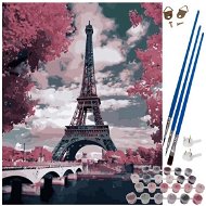ISO Kreativní malování podle čísel 40 × 50 cm - Eiffelova věž - Painting by Numbers