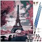 ISO Kreativní malování podle čísel 40 × 50 cm - Eiffelova věž - Malování podle čísel