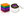 Coloured magnetic balls in gift box