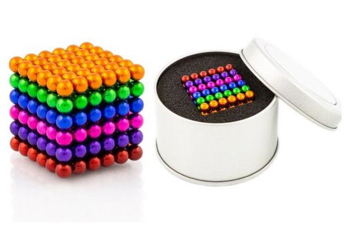Neocube Coloured magnetic balls in gift box - Building Set - Main image