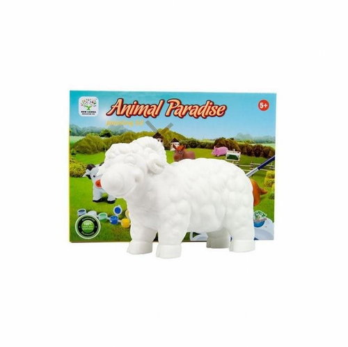 4sleep Animal sheep figure for colouring - Creative Kit - Main image