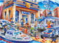 Puzzle Aga4Kids Detské puzzle Polícia 240 dielikov - Puzzle