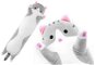 NET Plyšová kočka pro děti 50 cm, šedá - Soft Toy