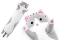 NET Plyšová mačka pre deti 50 cm, sivá - Plyšová hračka
