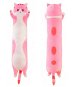 NET Plyšová mačka pre deti dlhá 50 cm, ružová - Plyšová hračka