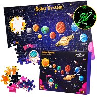 Aga4Kids Dětské svítící puzzle Sluneční soustava 100 dílků - Puzzle