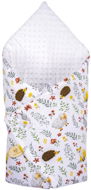 MACESHKA Zavinovačka Minky Zvířátka s kvítky - Swaddle Blanket