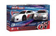 RE.EL Toys Autodrome Audi R8 LMS GT3, 1:43, 3 Meter, 3 Baugruppen, LED-Leuchten - Autorennbahn