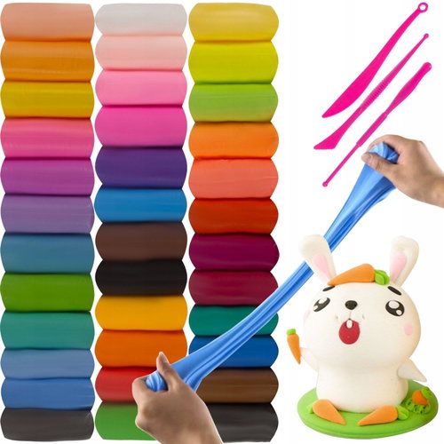 Kruzzel 22651 Magic foam plasticine 36 x 10 g - Modelling Clay - Main image