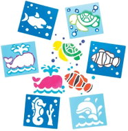 Baker Ross Sea World Stencils AW389 - Template